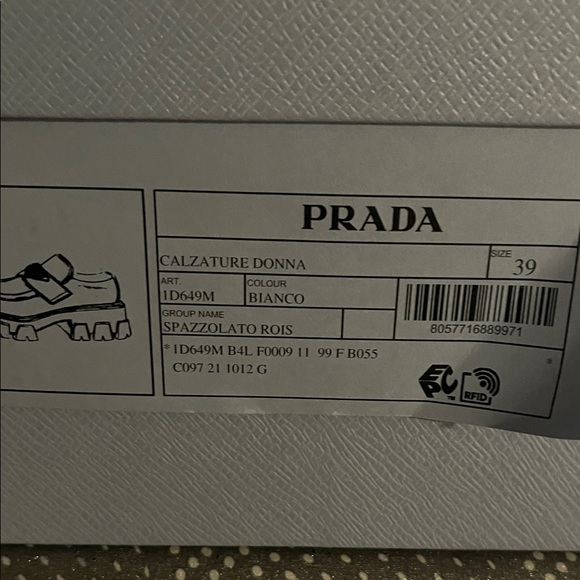 Prada Women's white  Loafers - Picture 8 of 8